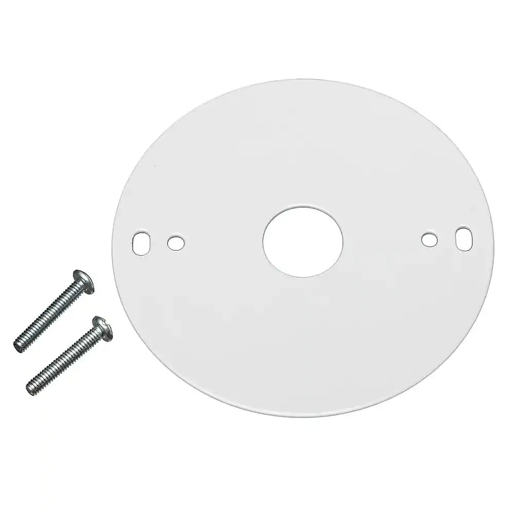 4 in. White Mounting Plate… — Photo 1