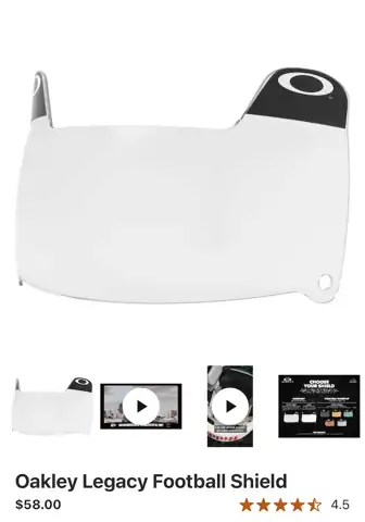 Oakley legacy football shield — Photo 1