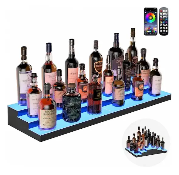 LED Illuminated Bar Bottle Display… — Photo 1