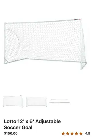 Lotto Soccer Goal — Photo 1
