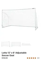 Lotto Soccer Goal — Photo 1