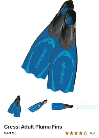 Cressi adult fins — Photo 1