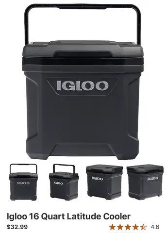 Igloo 16qt cooler — Photo 1