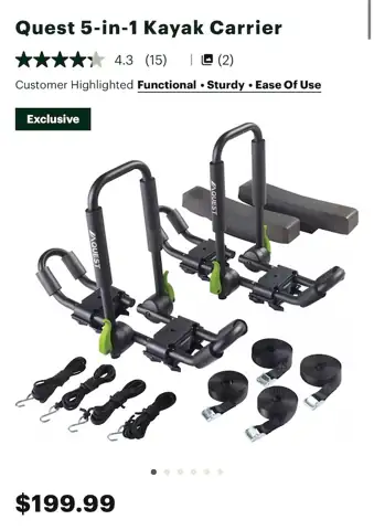Quest 5-in-1 Kayak Carrier — Photo 1