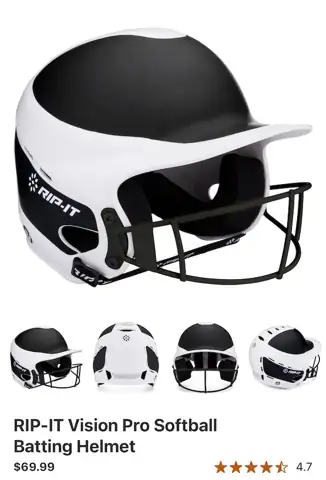 Rip it softball helmet — Photo 1