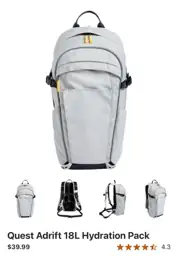 Quest hydration pack — Photo 1