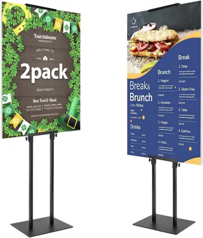 2PACK Adjustable Poster Stand for… — Photo 1