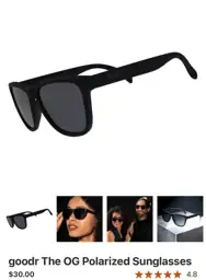 Goodr polarized sunglasses — Photo 1