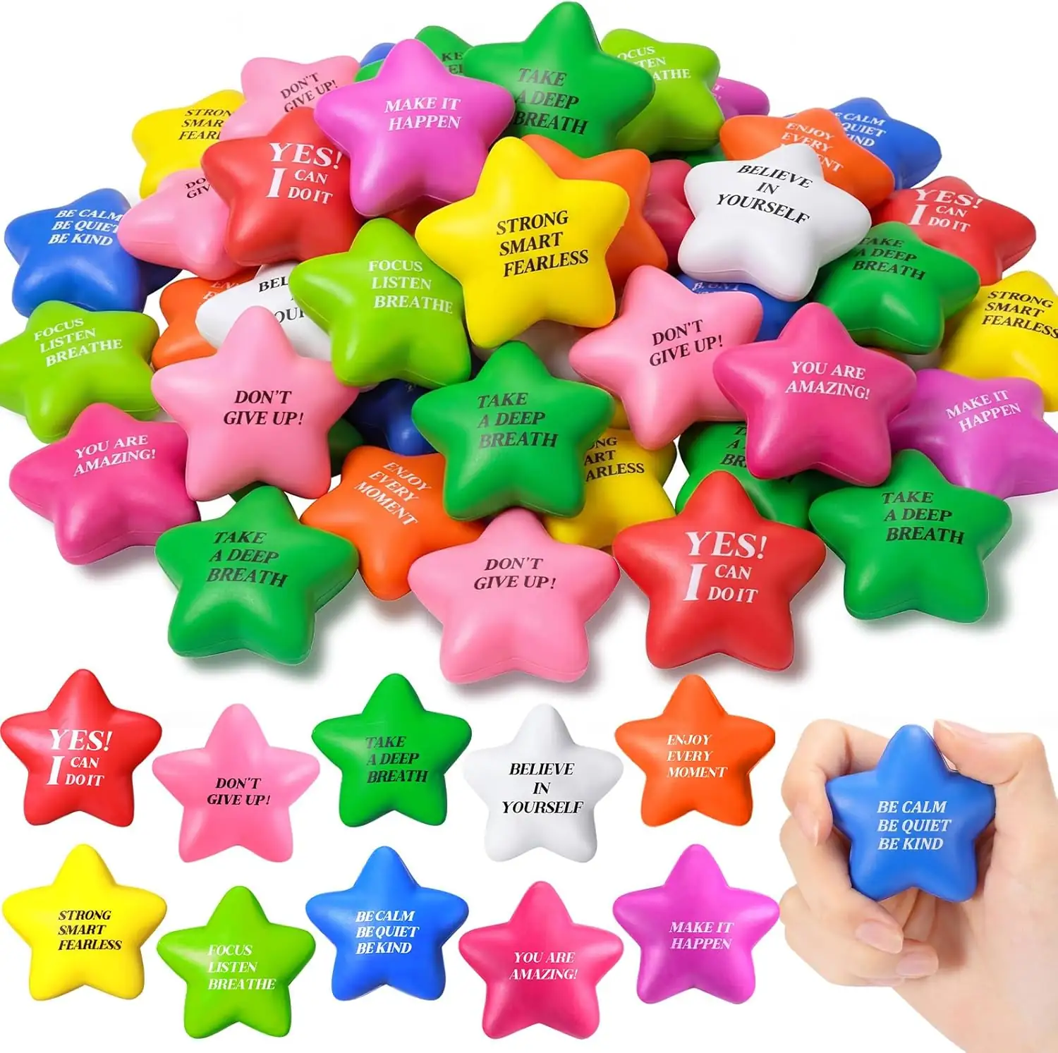 Sotiff 100 Pack Star Stress… — Photo 1