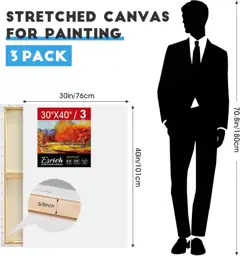 ESRICH Stretched Canvas 30x40 Inch,… — Photo 2