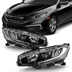 Black Housing Headlight Assembly with… — Photo 1