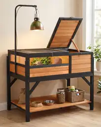 Wooden Tortoise Habitat with Detachable… — Photo 1