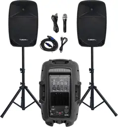 10-Inch Active/Passive PA, 1200W, Bluetooth,… — Photo 1
