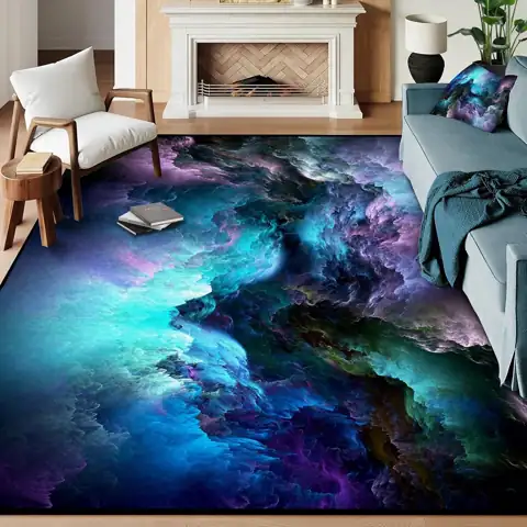 Galaxy 5x7 Rug Nebula Throw… — Photo 1