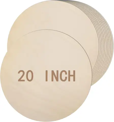6 Pack 20-Inch Wood Circles… — Photo 1