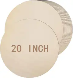 6 Pack 20-Inch Wood Circles… — Photo 1