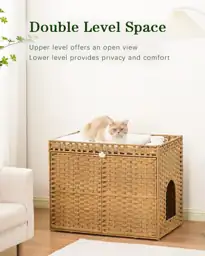 SETVSON Cat Litter Box Enclosure,… — Photo 2