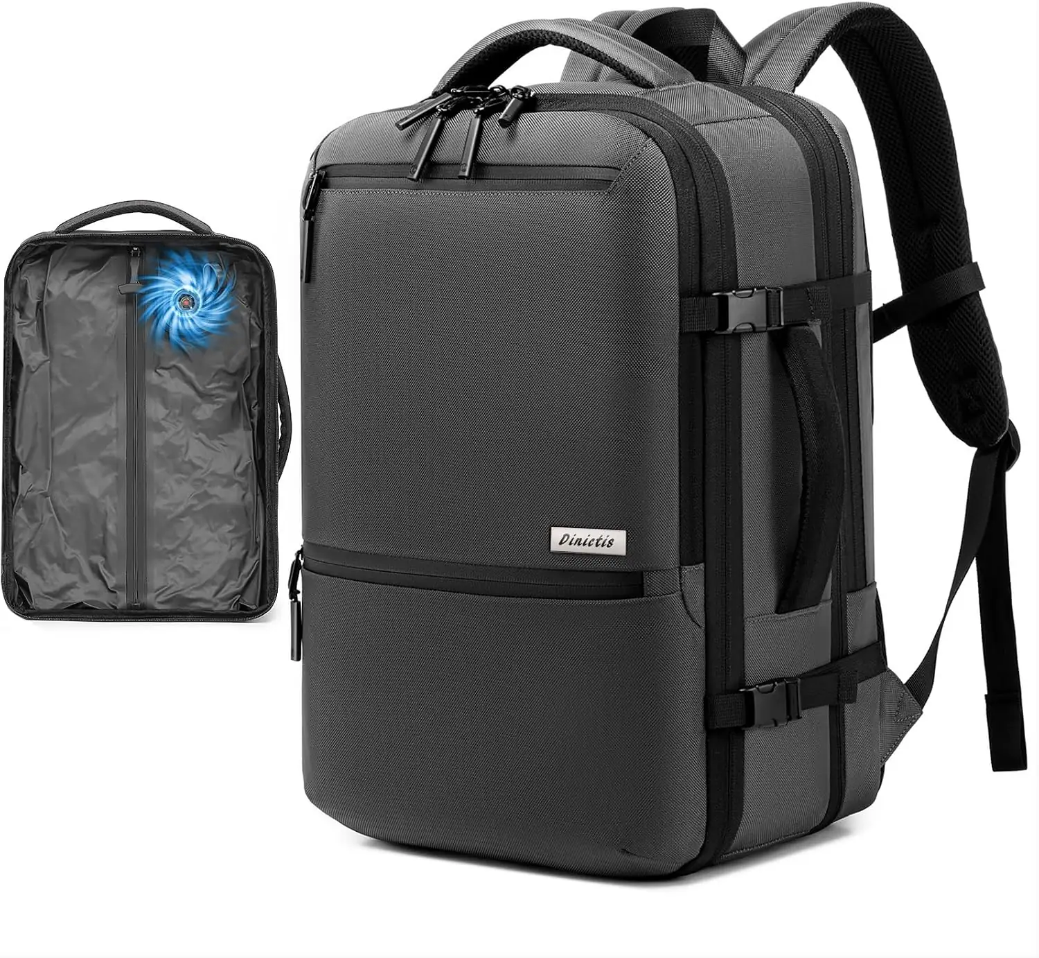 Dinictis Travel Backpack with Vacuum… — Photo 1