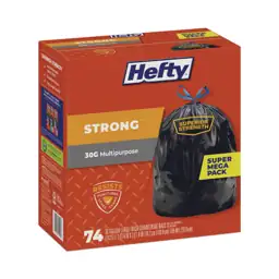 Hefty 30-Gallons Black Plastic Can… — Photo 2