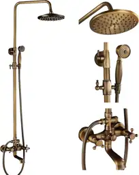 NeierThodore Antique Brass 8-Inch Shower… — Photo 1