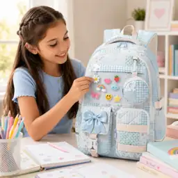 WOBAGMEN Quilted Backpack for Girls… — Photo 2