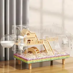 8-in-1 Acrylic Hamster Cage with… — Photo 1