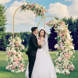 2 Pack Metal Arch Backdrop… — Photo 2