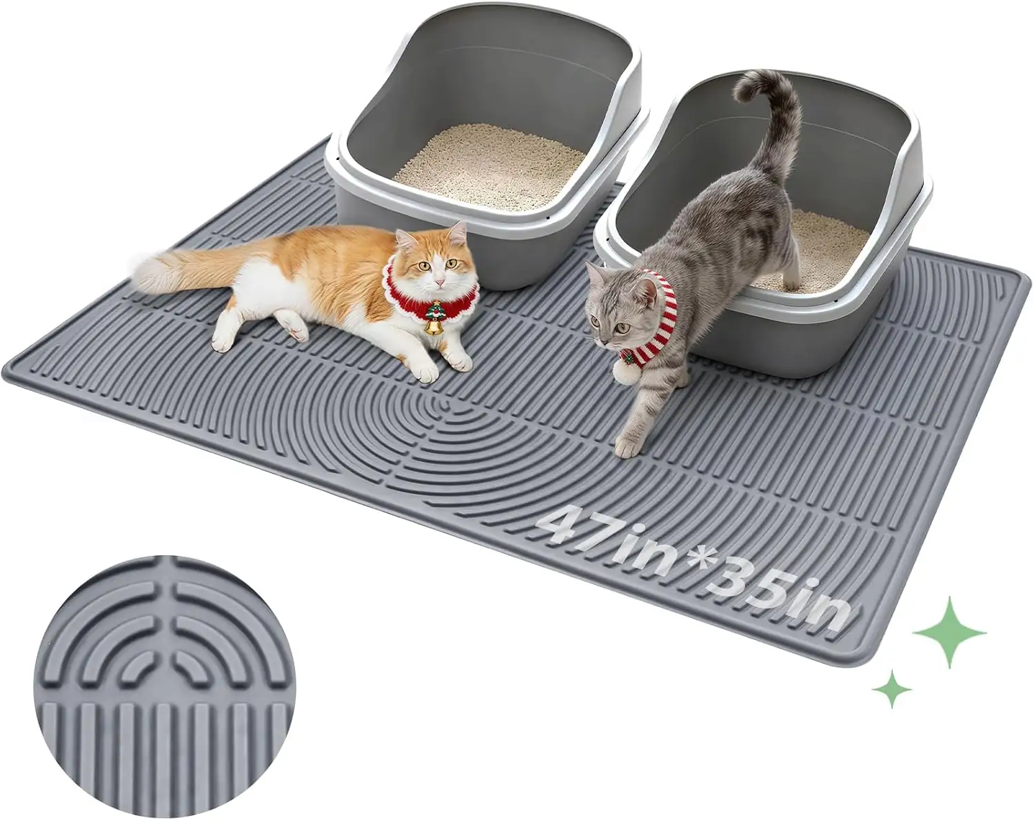 Pawtasy Cat Litter Mat 47x35… — Photo 1