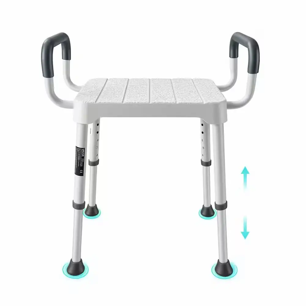 Shower Chair with Armrests, 6-Level… — Photo 1