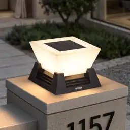 Solar Post Lights, 11' Pillar… — Photo 1