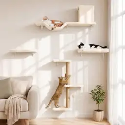 FUKUMARU Cat Wall Shelves, 4… — Photo 1