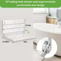 16 in. Wall Mounted Folding… — Photo 2