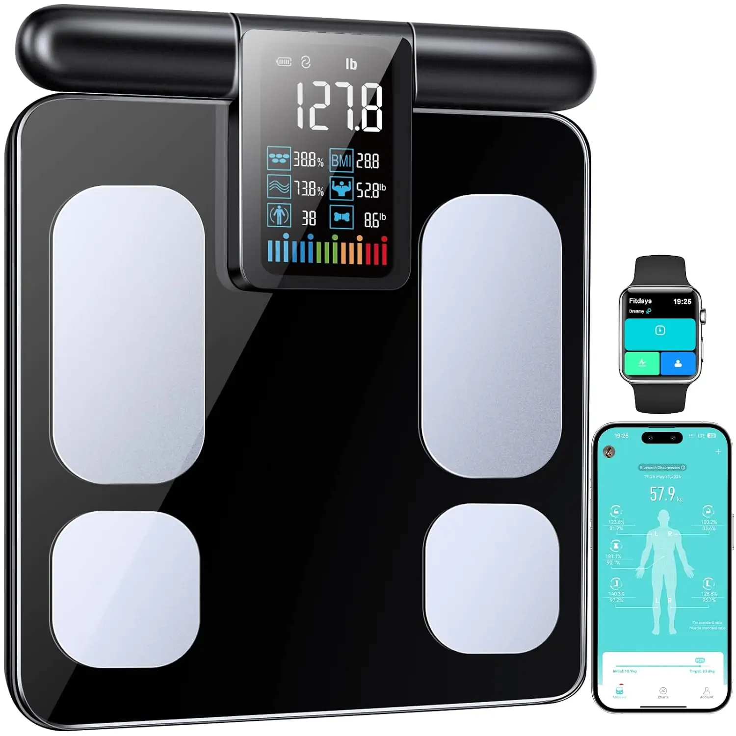 KUAIVO 8-Electrode Smart Body Fat… — Photo 1