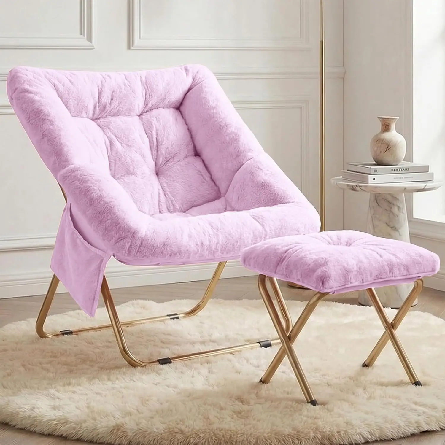 Comfy Saucer Chair, Foldable Chair,… — Photo 1