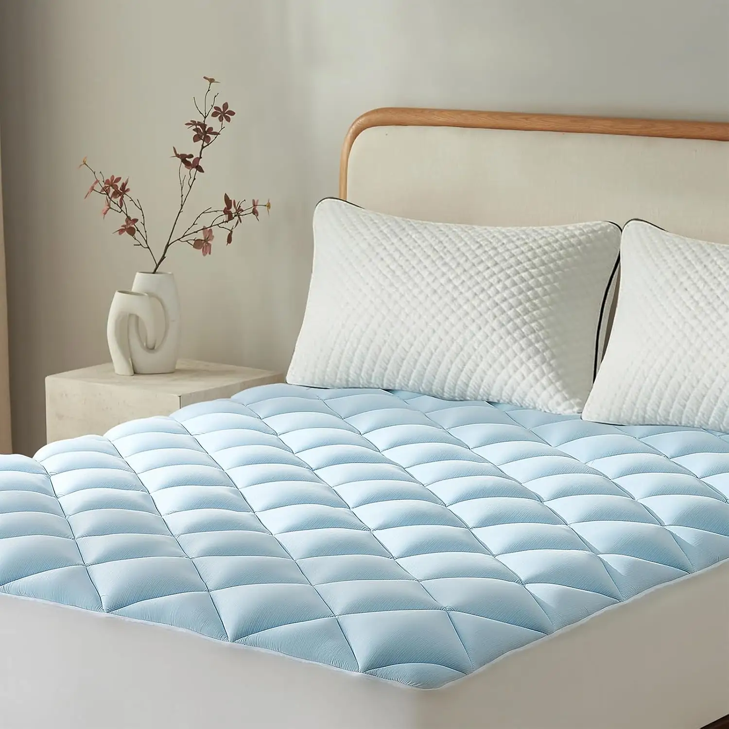 SureFit Cooling Mattress Topper King,Gel-Infused… — Photo 1