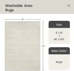 Valenrug Beige 8x10 Area Rugs… — Photo 2