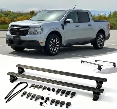 2Pcs Aluminum Alloy Lockable Crossbar… — Photo 1