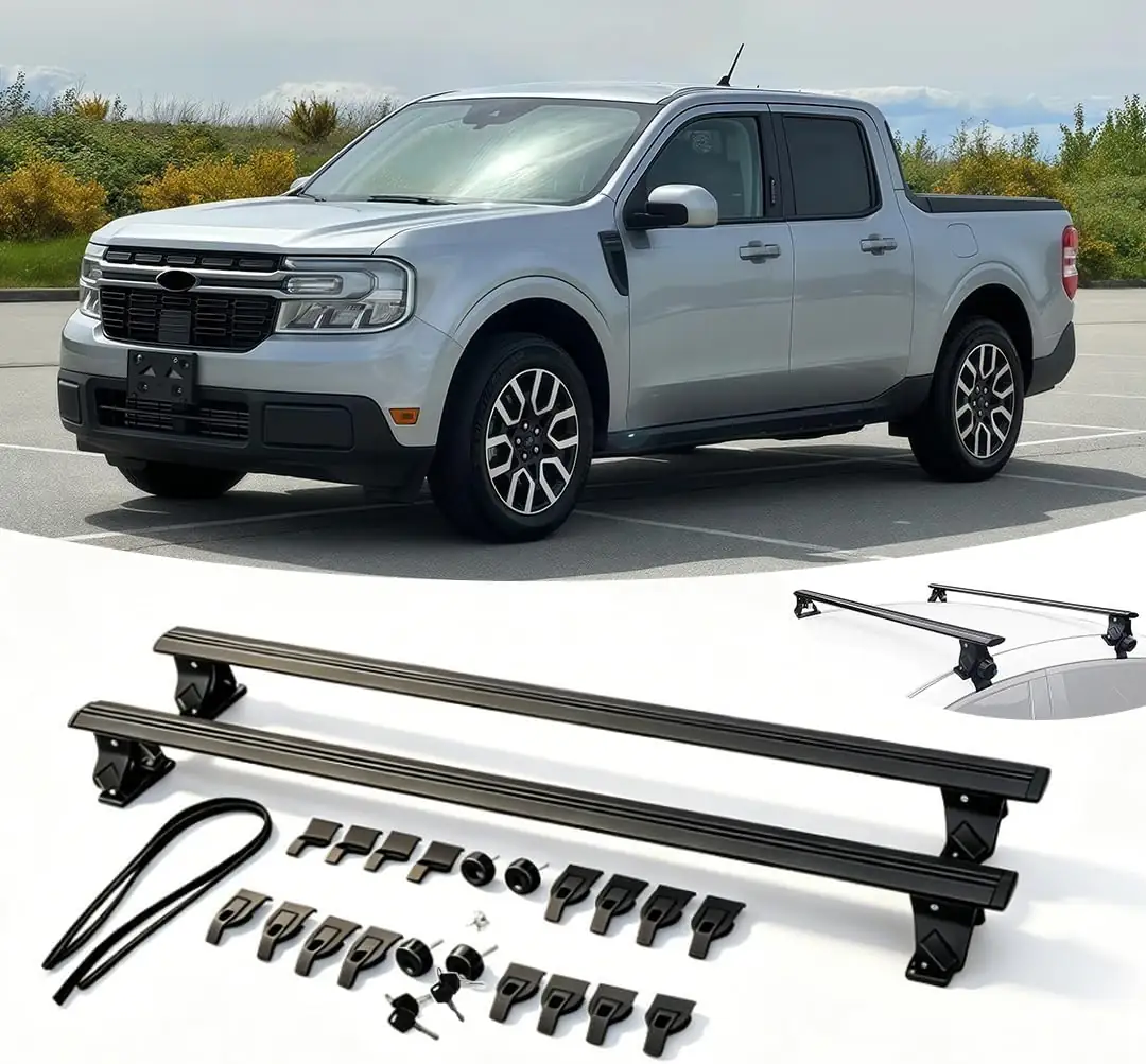 2Pcs Aluminum Alloy Lockable Crossbar… — Photo 1