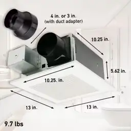 Panasonic WhisperFit Condensation Sensor, Pick-A-Flow… — Photo 2