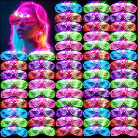 HONLYNE 105 PCS LED Glasses,… — Photo 1