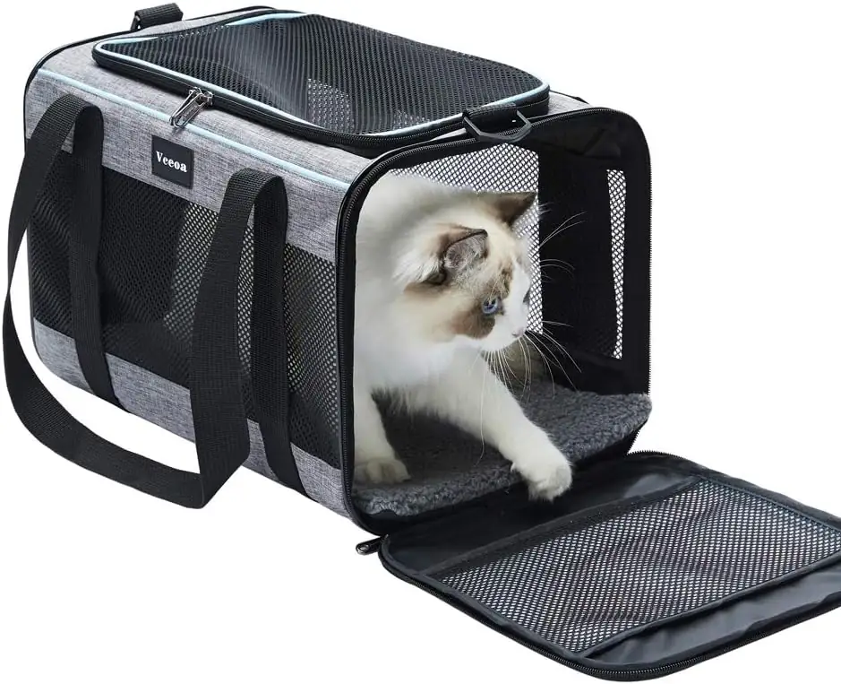 Vceoa 19"x12"x12" Pet Carrier for… — Photo 1