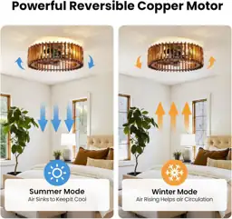 20" Flush Mount Ceiling Fan… — Photo 2