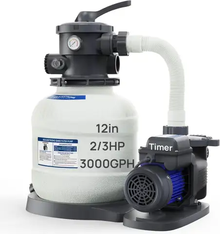 AQUASTRONG Sand Filter Pump for… — Photo 1