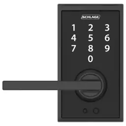 Schlage Matte Black Metal Touchscreen… — Photo 2