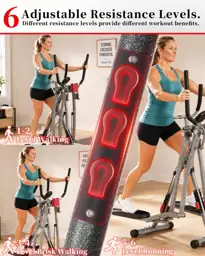 KEY2FUN Air Walk Elliptical, 500… — Photo 2