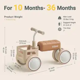 Kidpop Toast Baby Walker with… — Photo 2