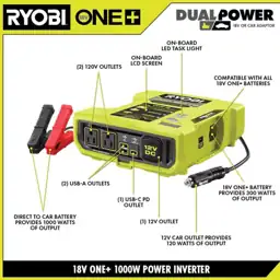 RYOBI ONE+ 18V 1000-Watt Max… — Photo 2