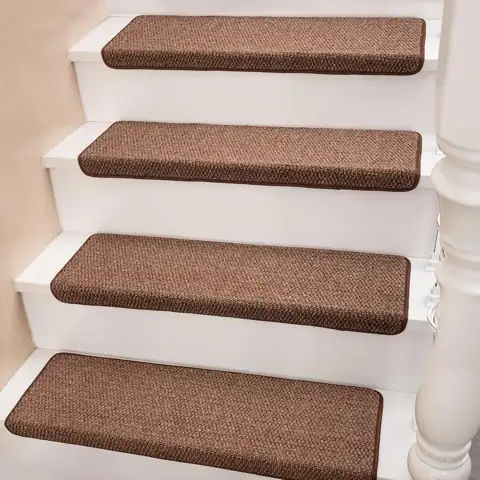 Bullnose Carpet Faux Sisal Stair… — Photo 1