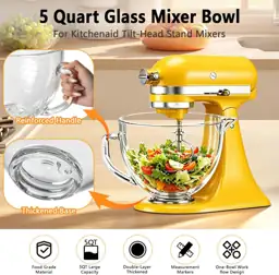 5QT Glass Mixing Bowl for… — Photo 2