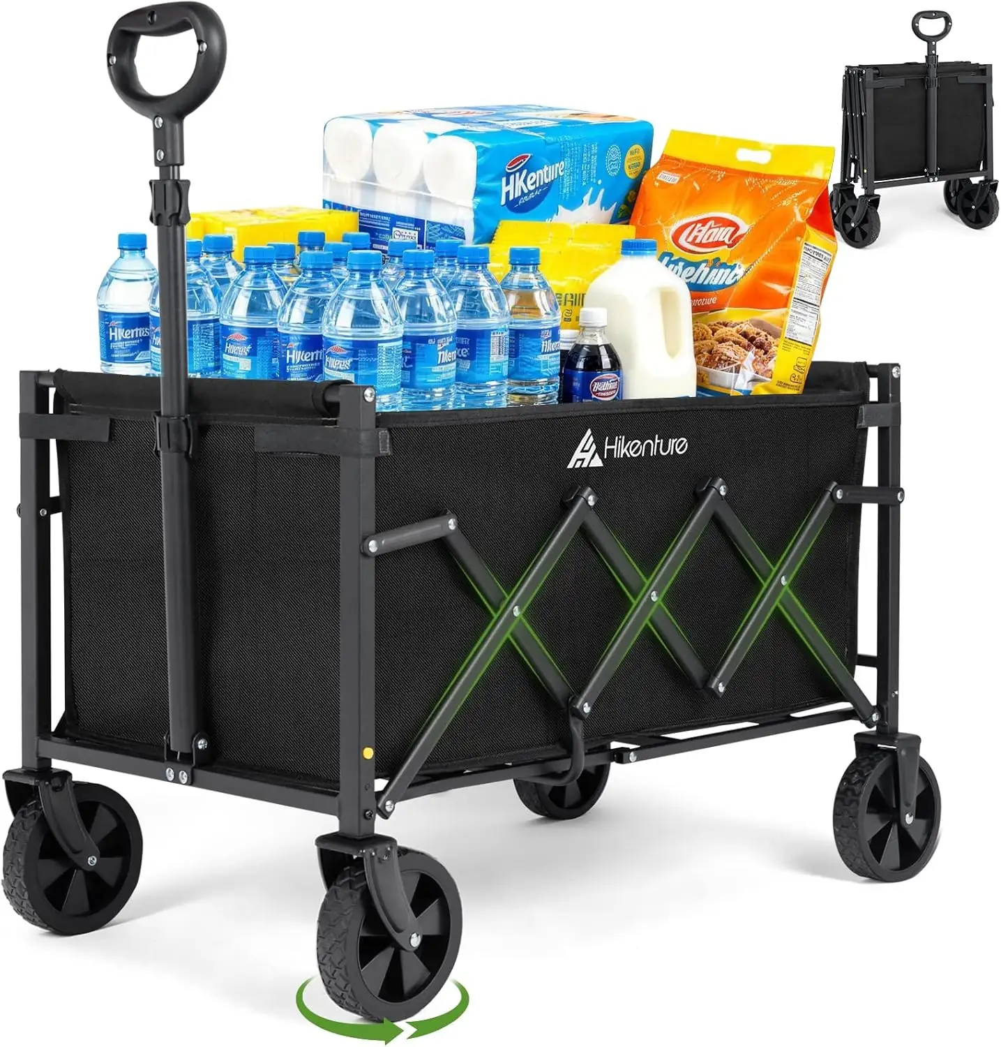 Hikenture Collapsible Wagon Cart with… — Photo 1